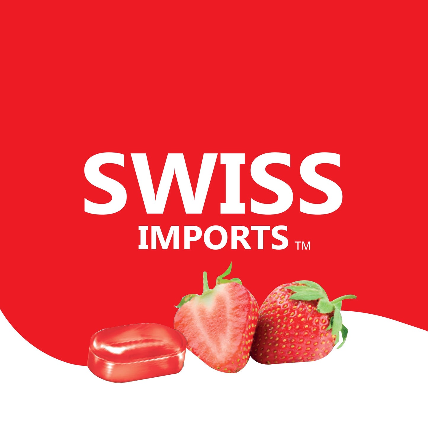 Swiss Imports Sugar Free Bonbons Hard Candy Drops, Strawberry, 1.4 Oz/40G Box, 9 Pack