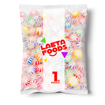 Fruit Starlights Hard Candy Assortment | 1 Pound Bag - Approx. 85 Count | Individually Wrapped Hard Candy | Assorted Flavors | S