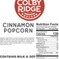Colby Ridge Cinnamon Gourmet Craft Popped Gluten Free Popcorn Bulk Sized Large Gift Bags (Bulk 5 Gal. 80 Cups) (Cinnamon)