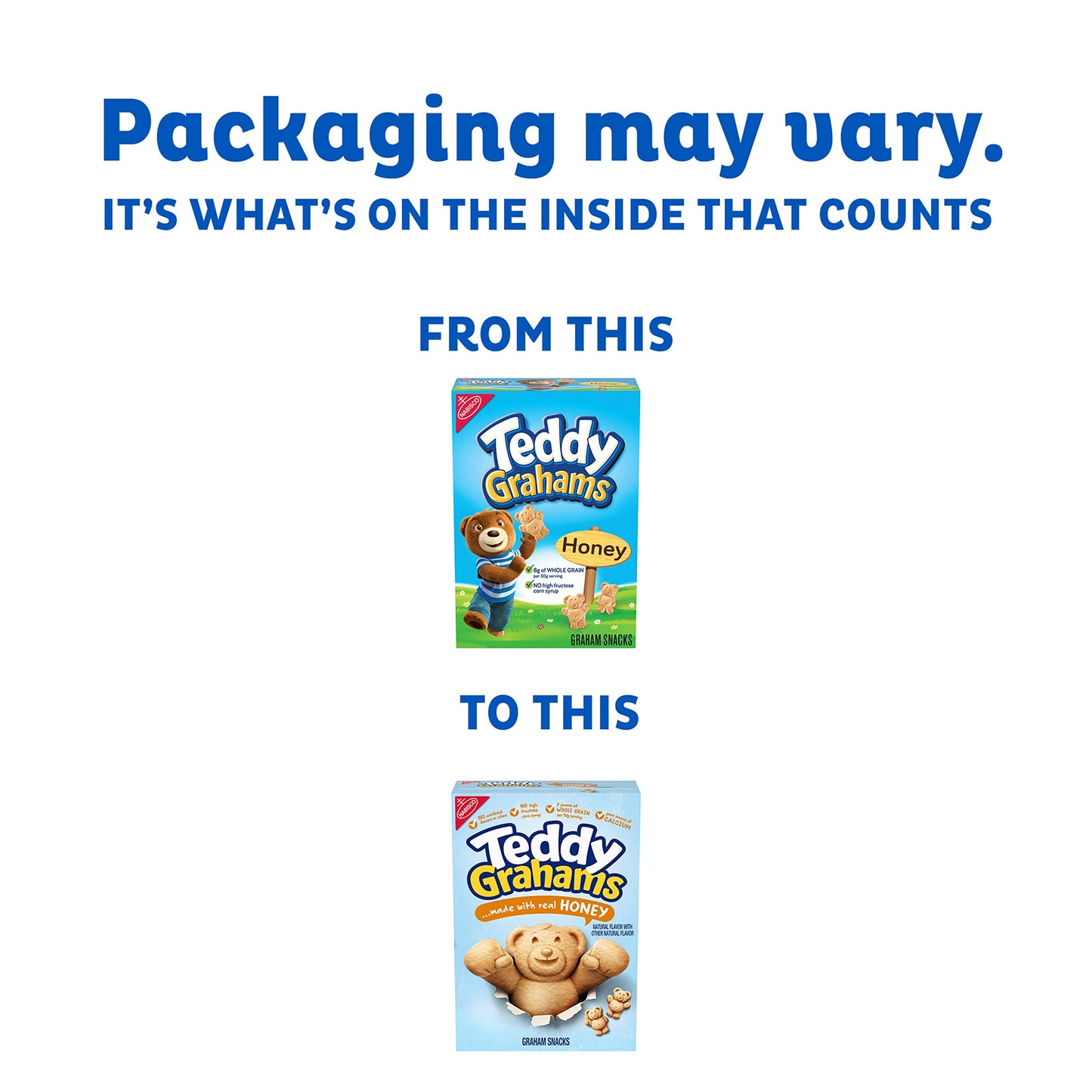 Teddy Grahams Honey Graham Snacks, 6 - 10 Oz Boxes