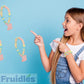 Fruidles Easter Bunny Candy Bracelet, Multicolor Fruit-Flavored Chewables For Party Favors (12-Pack)