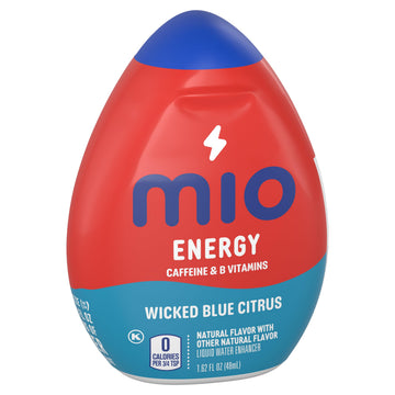Mio Energy Liquid Water Enhancer, Wicked Blue Citrus Flavor, 1.62 Fl Oz, 20-Pack
