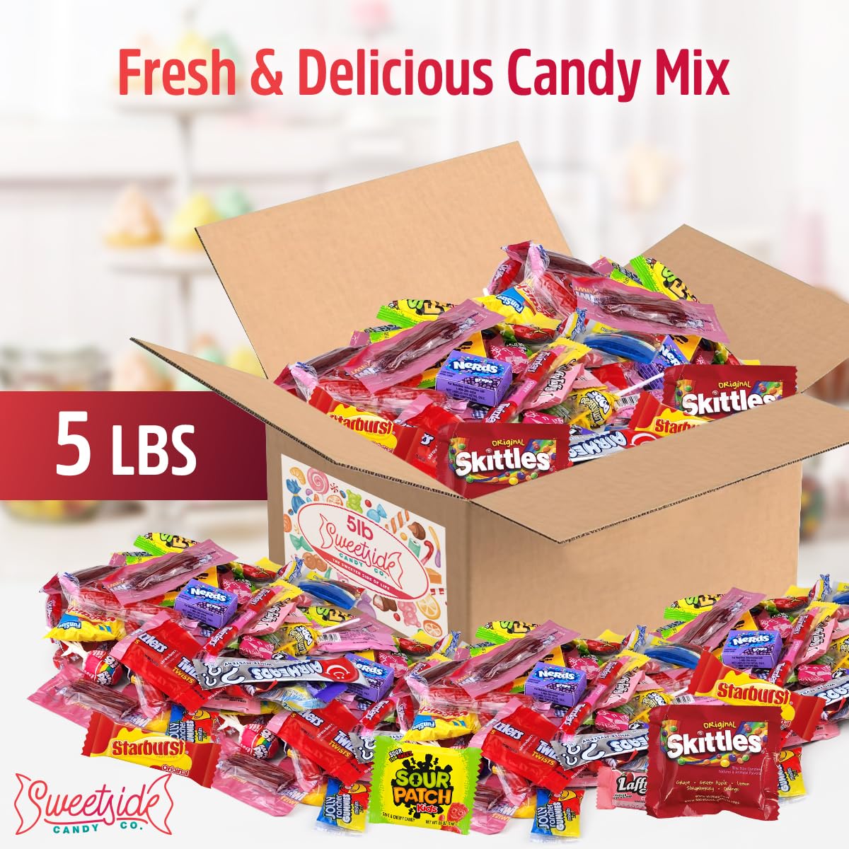 Bulk Candy Individually Wrapped - Parade Kids Dream, 5Lb Of Individually Wrapped Party Candy Variety Mix Bag, Kids Favorite Swee
