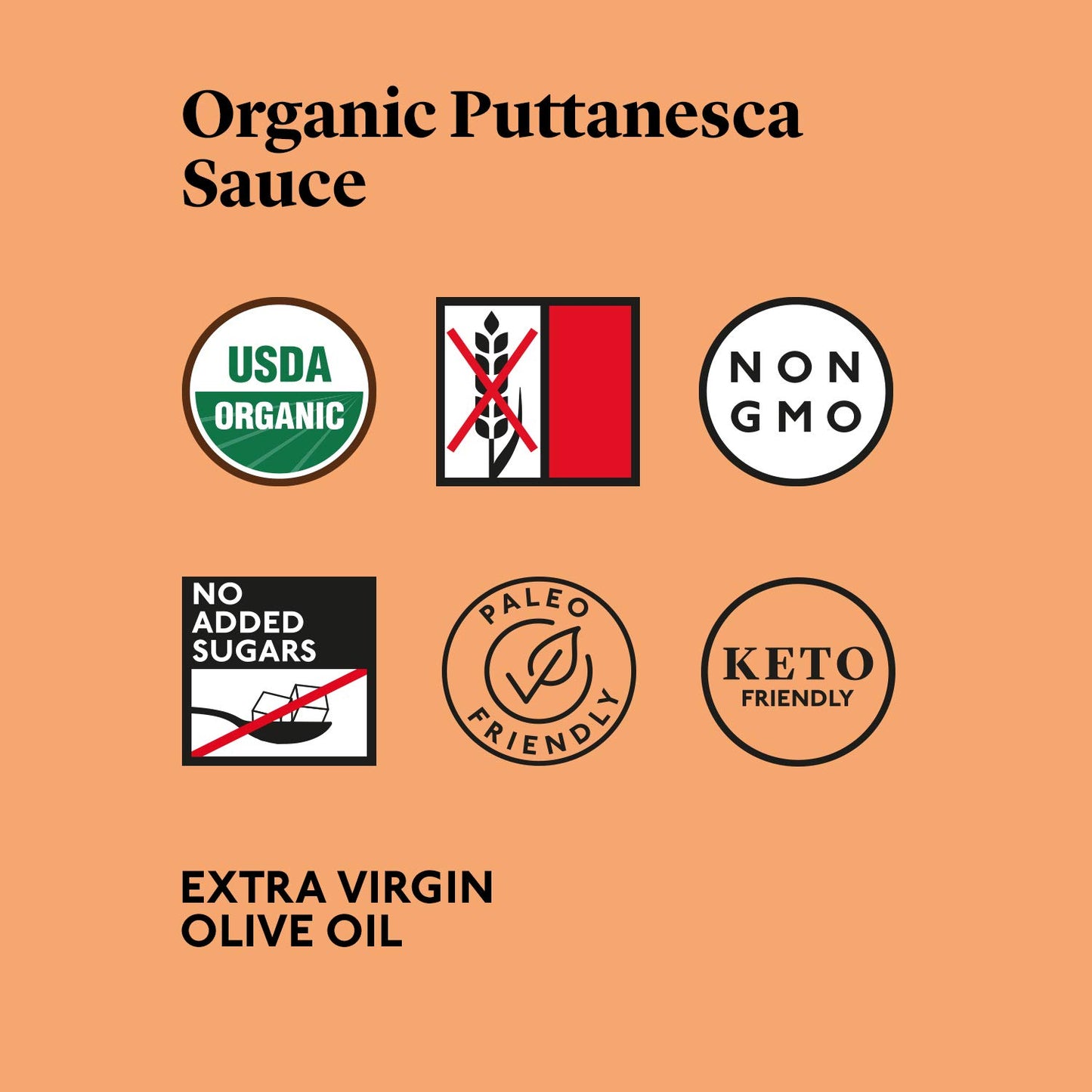 Delicious & Sons - Organic Italian Tomato Pasta Sauce 18.70Oz (Pack Of 3) Plant Based- Vegetarian - Vegan - Non-Gmo - Gluten-Fre