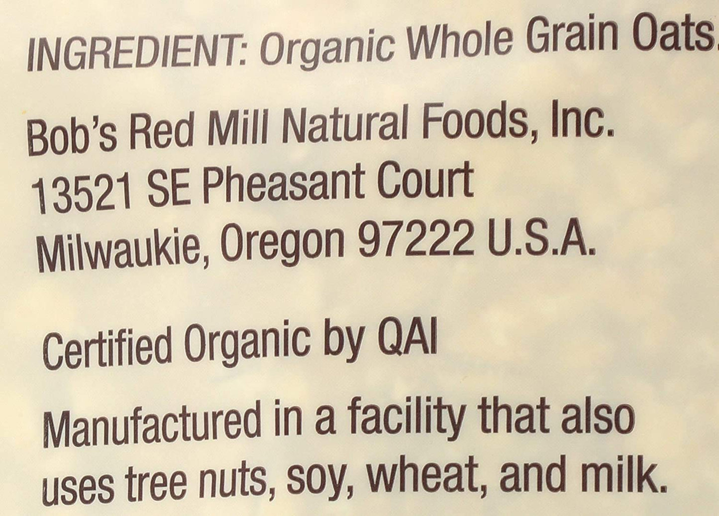 Bob'S Red Mill Organic Quick Cooking Rolled Oats (32 Ounce, Pack Of 2)