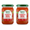 Walden Farms Tomato Basil Pasta Sauce - Zero Calorie, Sugar Free, Keto & No Carb Sauce for Pasta, Veggies & More - 2-Pack, 12 oz