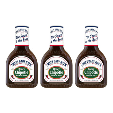 Sweet Baby Ray's Honey Chipotle BBQ Sauce (18 oz) 3 Pack
