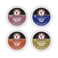 Victor Allens Coffee Variety Pack, 96 Count Single Serve Pods for Keurig, Includes Seattle Dark, New York Select, Chicago Blend, Brown