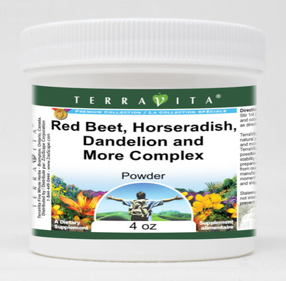 Red Beet, Horseradish, Dandelion and More Complex Powder (4 oz, ZIN: 512563) - 3 Pack