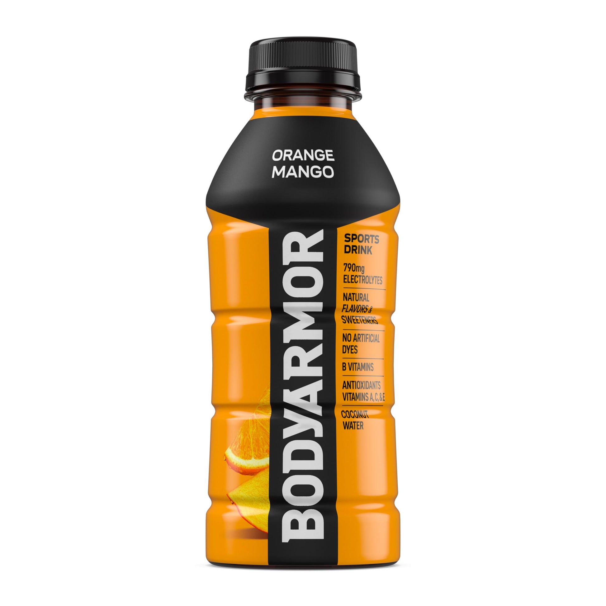 BODYARMOR Sports Drink Sports Beverage, Orange Mango, Natural Flavors With Vitamins, Potassium-Packed Electrolytes, No Preservat