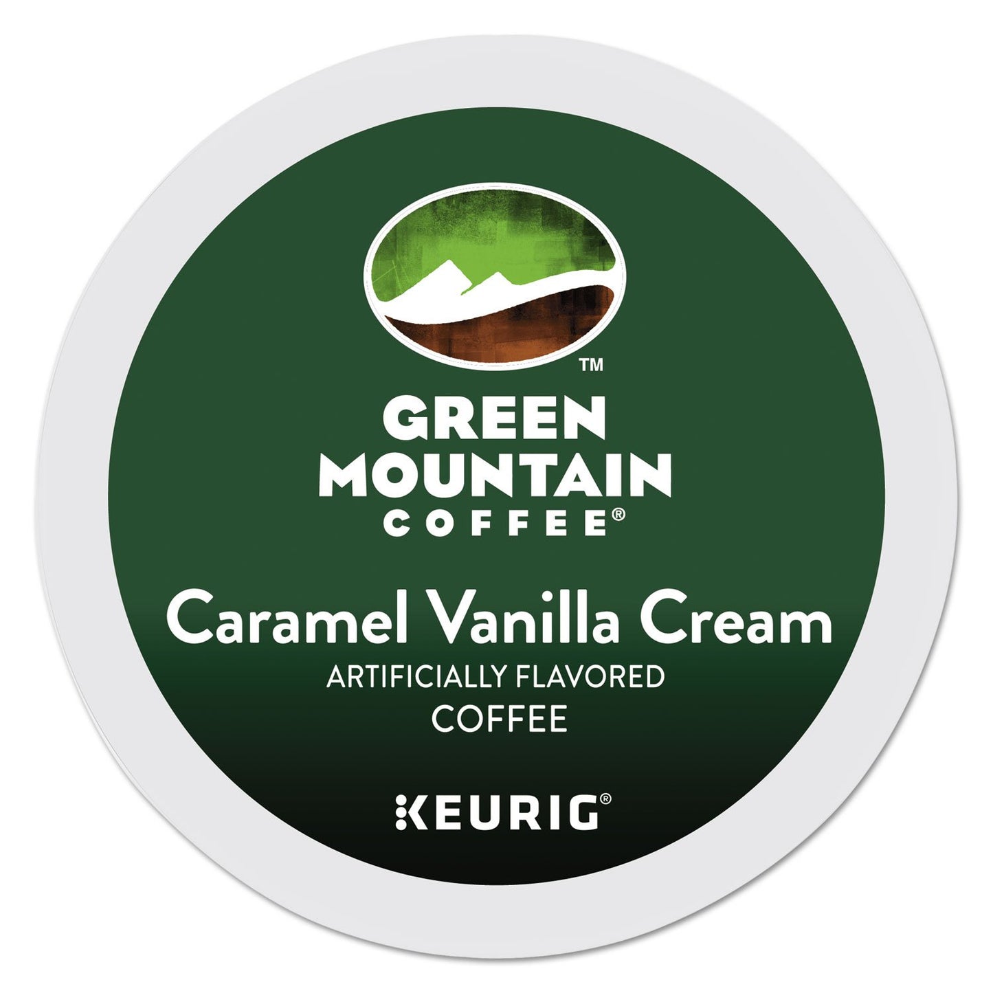 Green Mountain Coffee Roasters 6700Ct Caramel Vanilla Cream Coffee K-Cups, 96/Carton