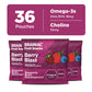 Brainiac Fruit Snacks, Mixed Berry, Brain Boosting Patented Brainpack Ingredients With Omega-3S Dha/Epa And Choline, Functional