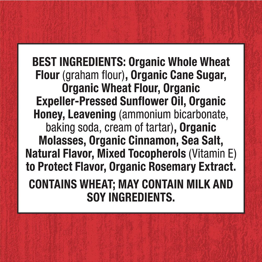 Annie'S Organic Cinnamon Graham Cracker Bricks Graham Bricks 14.4 Oz