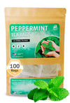 TeaDreamTea Peppermint Herbal Tea Bags - Caffeine Free - 100 Count