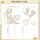 Spiareal 3 Pack Mr And Mrs Cake Topper Rhinestone Metal Love Wedding Cake Topper Crystal Heart Shaped Cake Toppers Funny Diamond