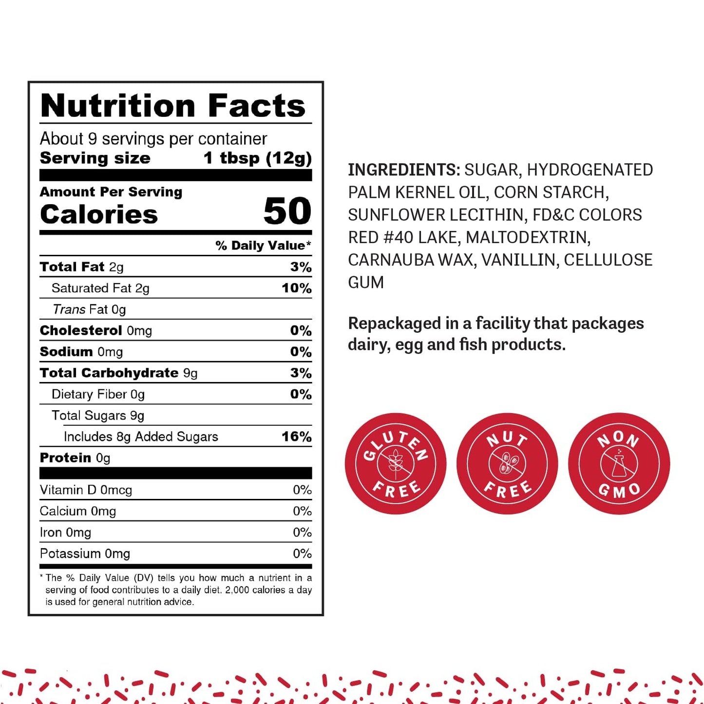 Judee'S Red Sprinkles 4 Oz - Gluten-Free And Nut-Free - Brighten Up Your Baked Goods - Great For Cookie And Cake Decoration - Us