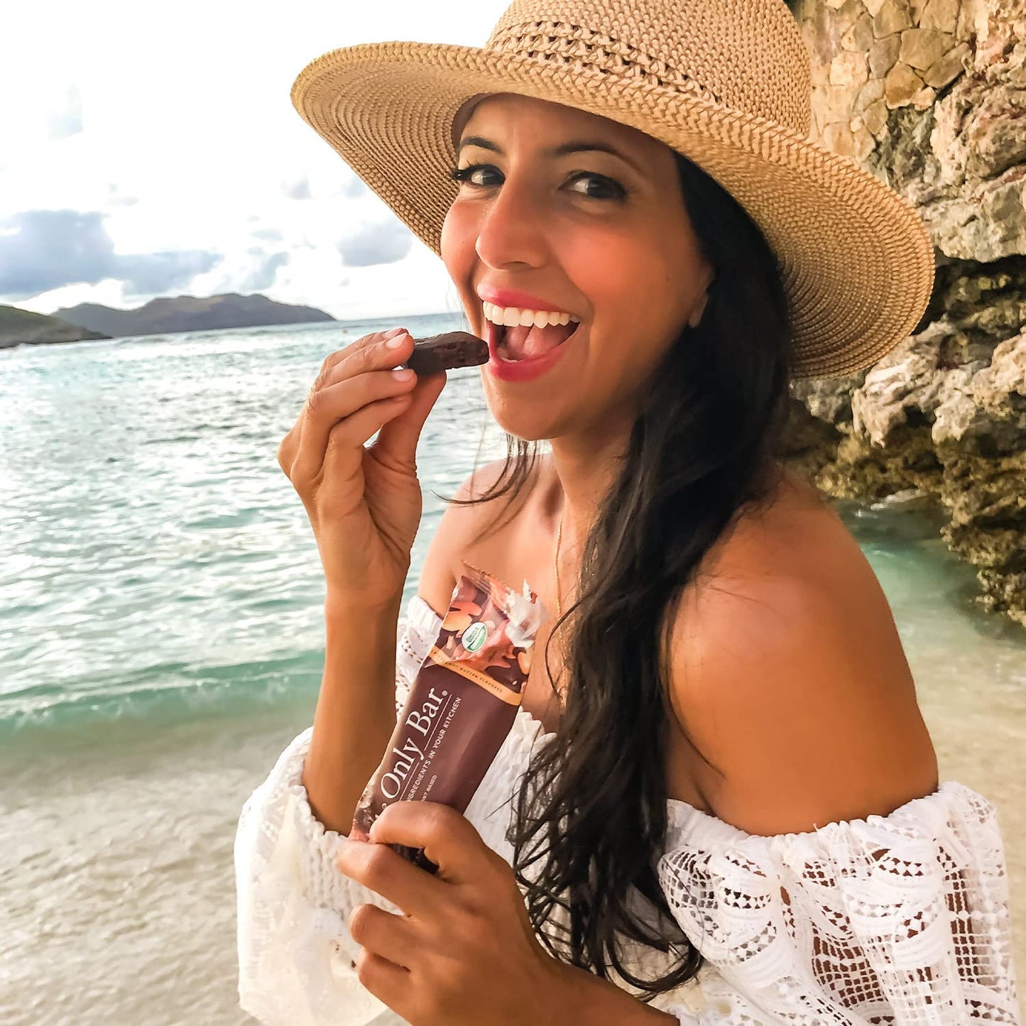 Truvani Plant Based Snack Bar | Chocolate Peanut Butter Single Bar | 7G Protein | Usda Organic And Vegan | The Only Bar | Dairy,