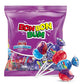 Bon Bon Bum - Fruity Lollipop with Bubble Gum center - Perfect for Parties and Sharing (10 Pieces, Berry Explosion)