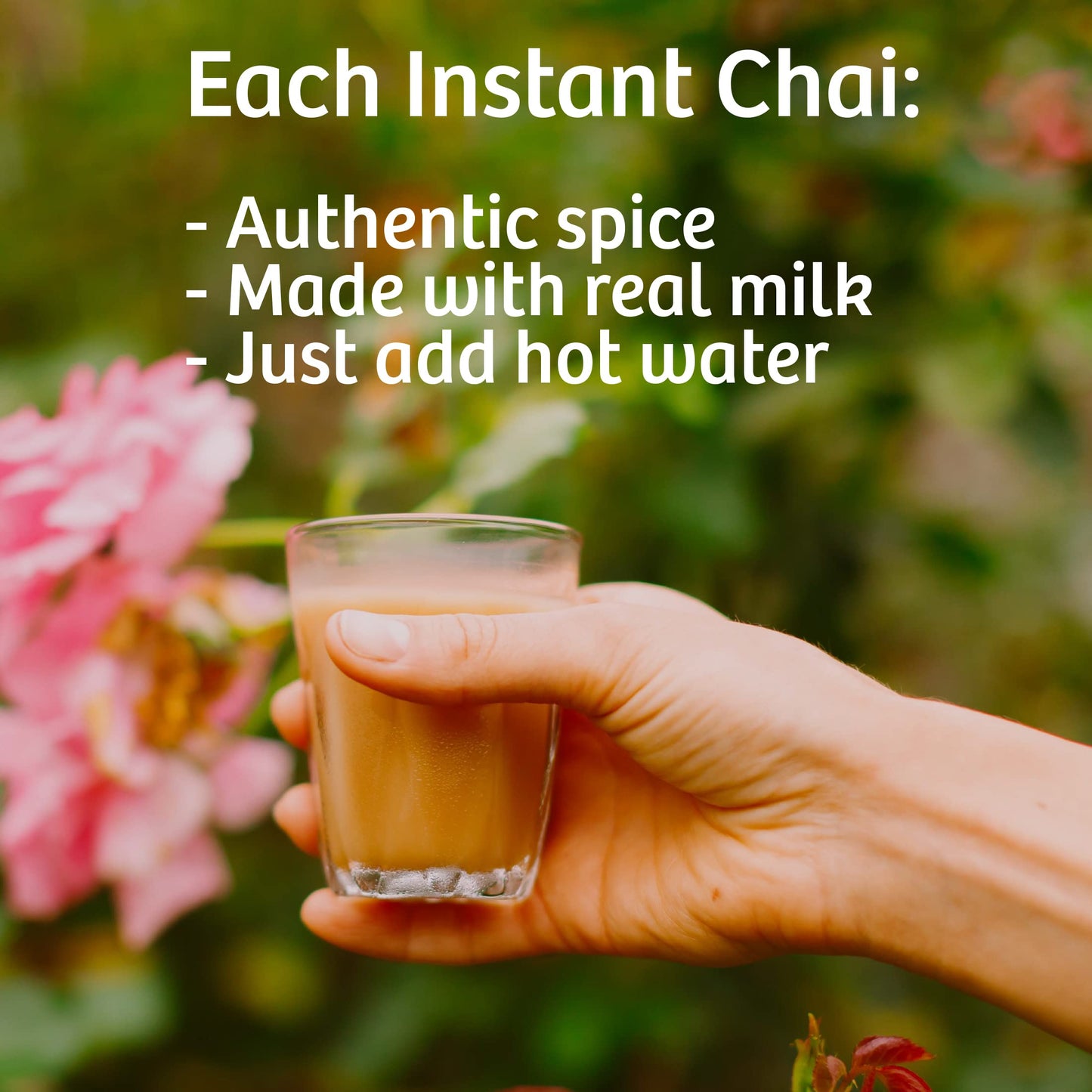 Tea India Cinnamon Chai Instant Latte Mix, 7.69 oz, Pack of 6, Flavorful Blend of Premium Black Tea & Cinnamon