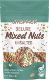 JMSPACK Deluxe Mixed Nuts Trail Mix, Unsalted Nut Mix, 16 Ounce