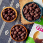 Taza Chocolate Organic Chocolate Covered Espresso Beans, 55% Dark, 3.5 Ounce (Pack of 12), Vegan, Chocolate Candy