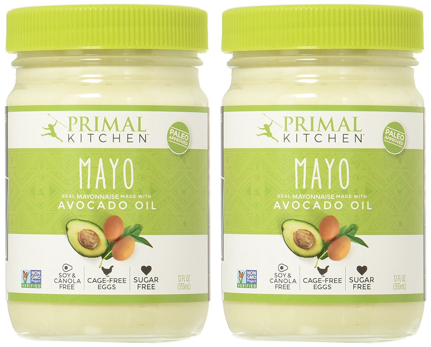 Primal Kitchen - Avocado Oil Mayo, Gluten And Dairy Free, Whole30 And Paleo Approved (12 Oz, 2 Jars)
