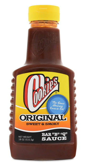 Cookies Food Products Original Sweet and Smoky BBQ Sauce, 18 Ounce, 1.12 Pound