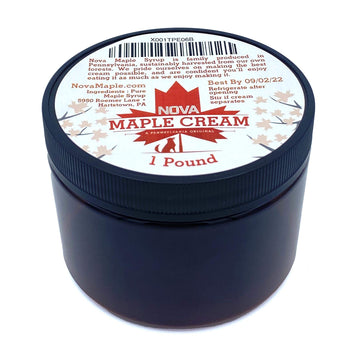 Nova Maple Syrup Maple Cream Butter Spread - Pure Grade-A, 1 Pound