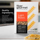 Fiber Gourmet Pasta - Light Rotini Pasta - Low Net Carb, Fiber-Rich, Low Calorie, Healthy Pasta - Made in Italy, Kosher, Vegan,