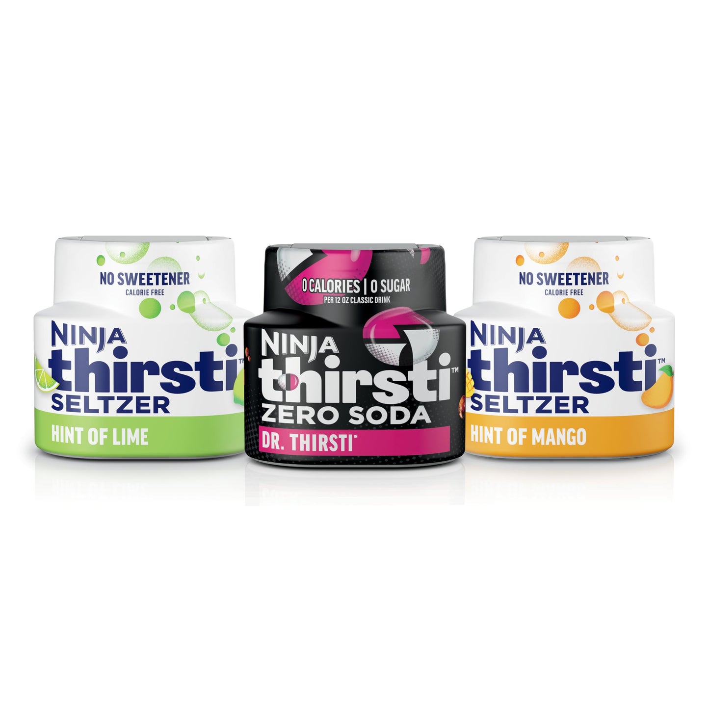Ninja Thirsti Dirty Soda x Taylor Frankie Paul Flavor Variety Pack, ZERO SODA, Classic Soda Flavors, Sparkling or Still, Zero Ca