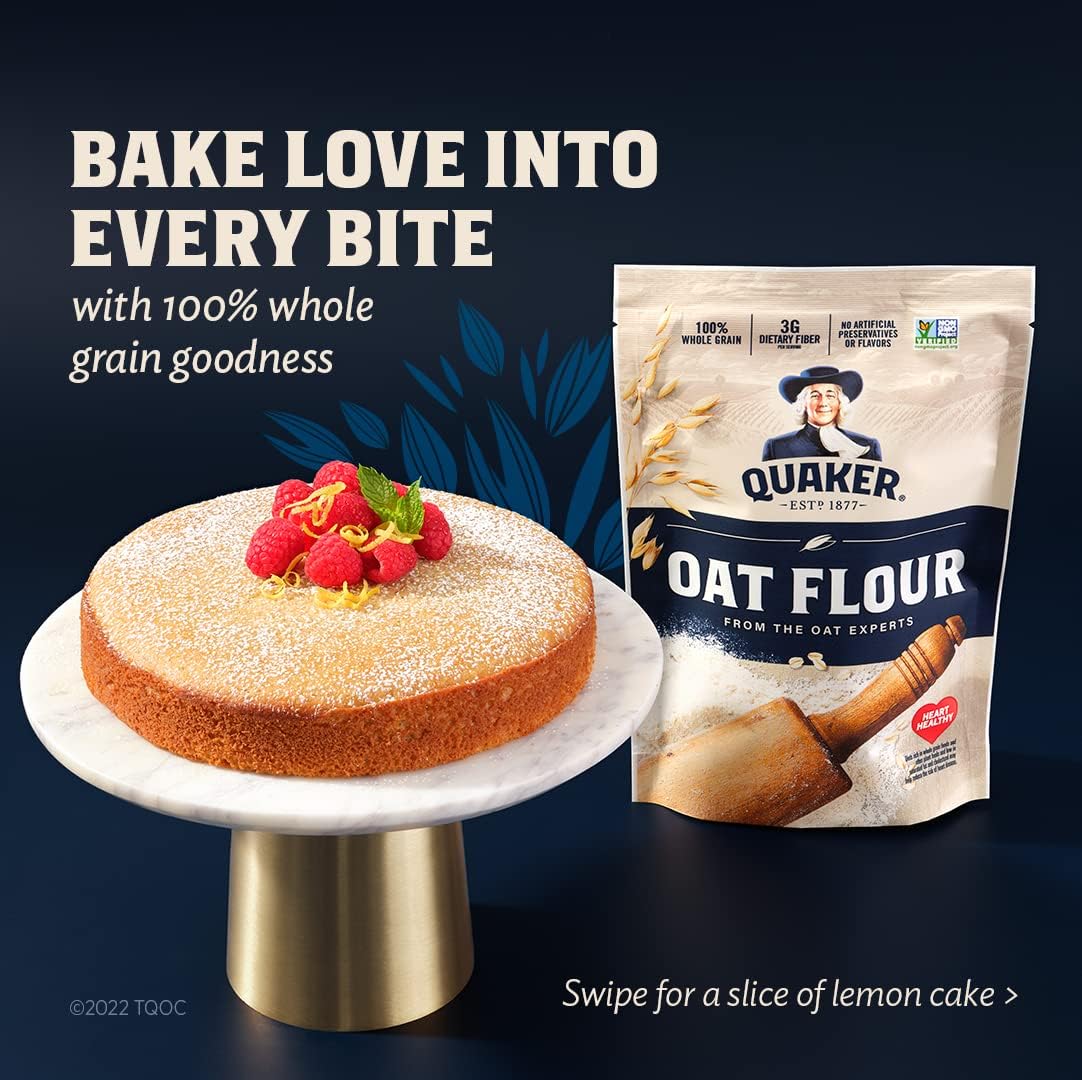 Quaker Oat Flour, 20 Oz Pouch