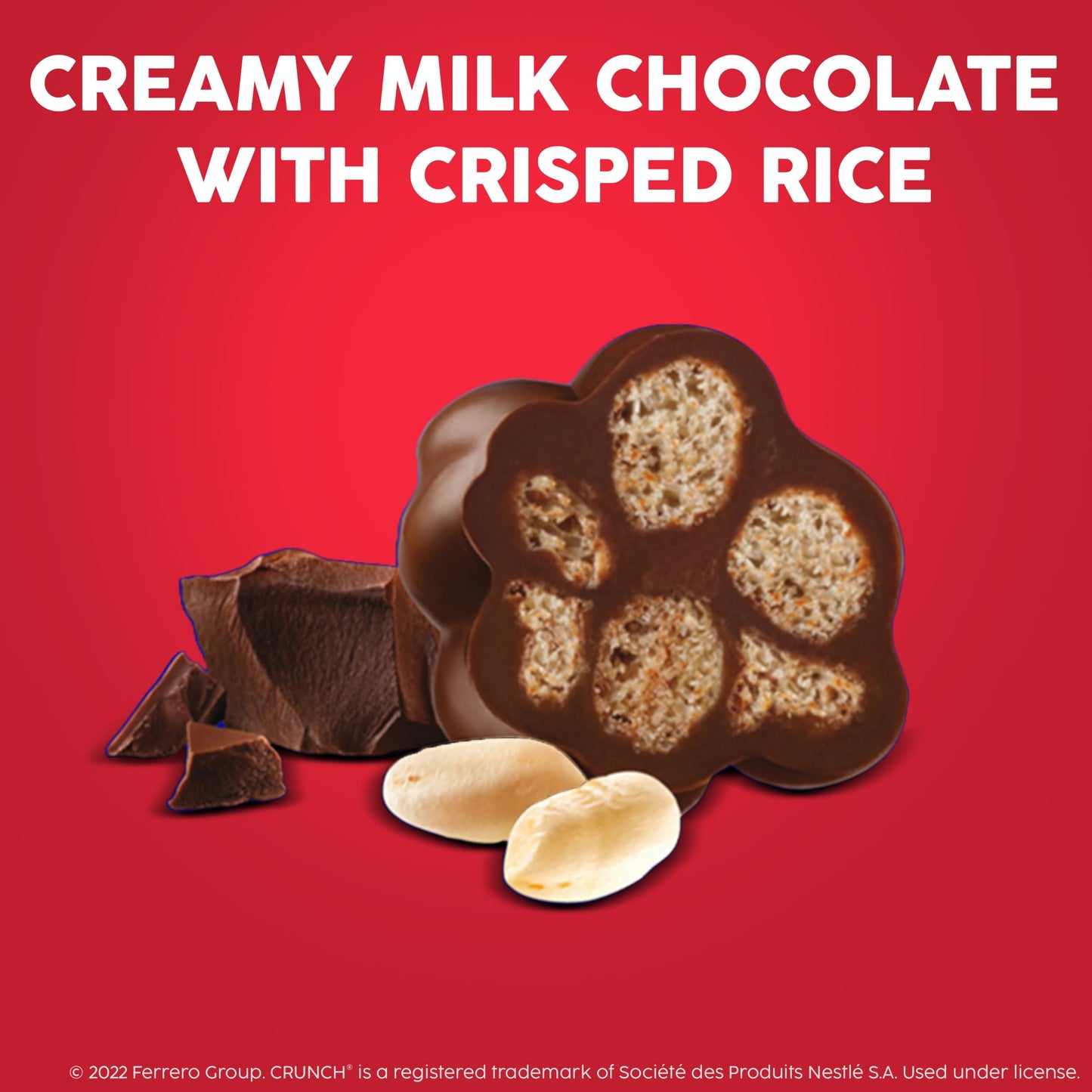 Crunch, Bulk 12 Pack, Milk Chocolate and Crisped Rice, Halloween Candy, 3.2 oz Each