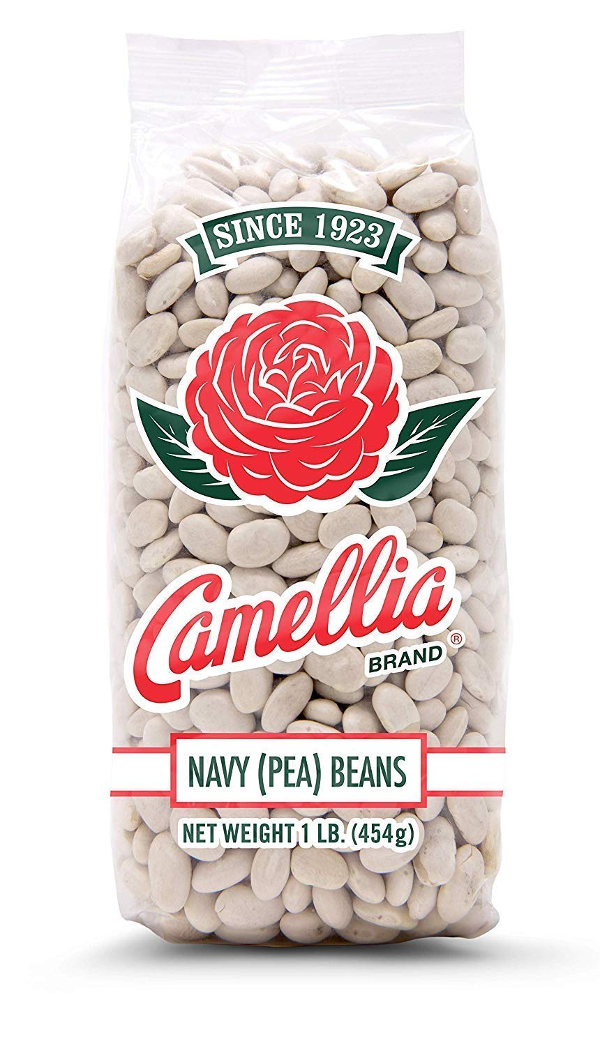Camellia Brand Dried Navy (Pea) Beans, 1 Pound (Pack Of 12)