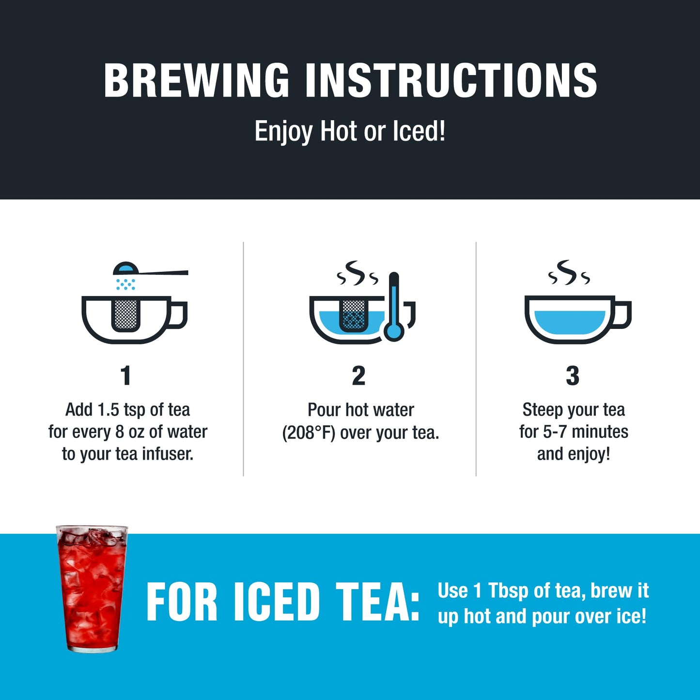 Tiesta Tea - Cranberry Hibiscus Rooibos Tea, Fireberry, Loose Leaf Herbal Tea Blend With Hibiscus And Cranberry, Currants, Rooibos Tea, Enjoy Hot Or Iced, 200 Cups In Resealable Pouch - 16 Ounce