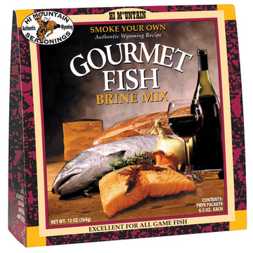 Hi Mountain Fish Brine Mix | Includes 2 Seasoning Packets | 13 Ounce