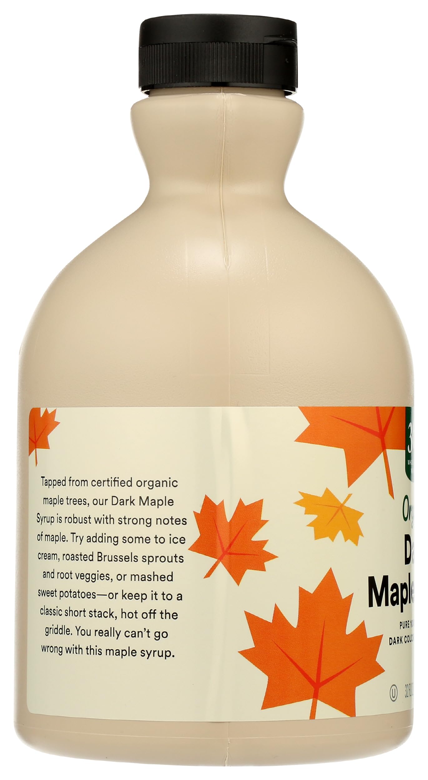 365 by Whole Foods Market Organic Grade A Dark Maple Syrup, 32 Fl Oz - Natural Sweetener for Cooking and Baking
