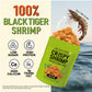 Arawoom - Real Crispy Shrimp Cheek Snack - 100% Real Black Tiger Shrimp - 2 Ounce (Pack Of 1) - Wasabi Flavor - Crunchy Treat Fo