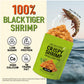 Arawoom - Real Crispy Shrimp Cheek Snack - 100% Real Black Tiger Shrimp [2 Ounce (Pack Of 3)] - Wasabi Flavors - Crunchy Treat F