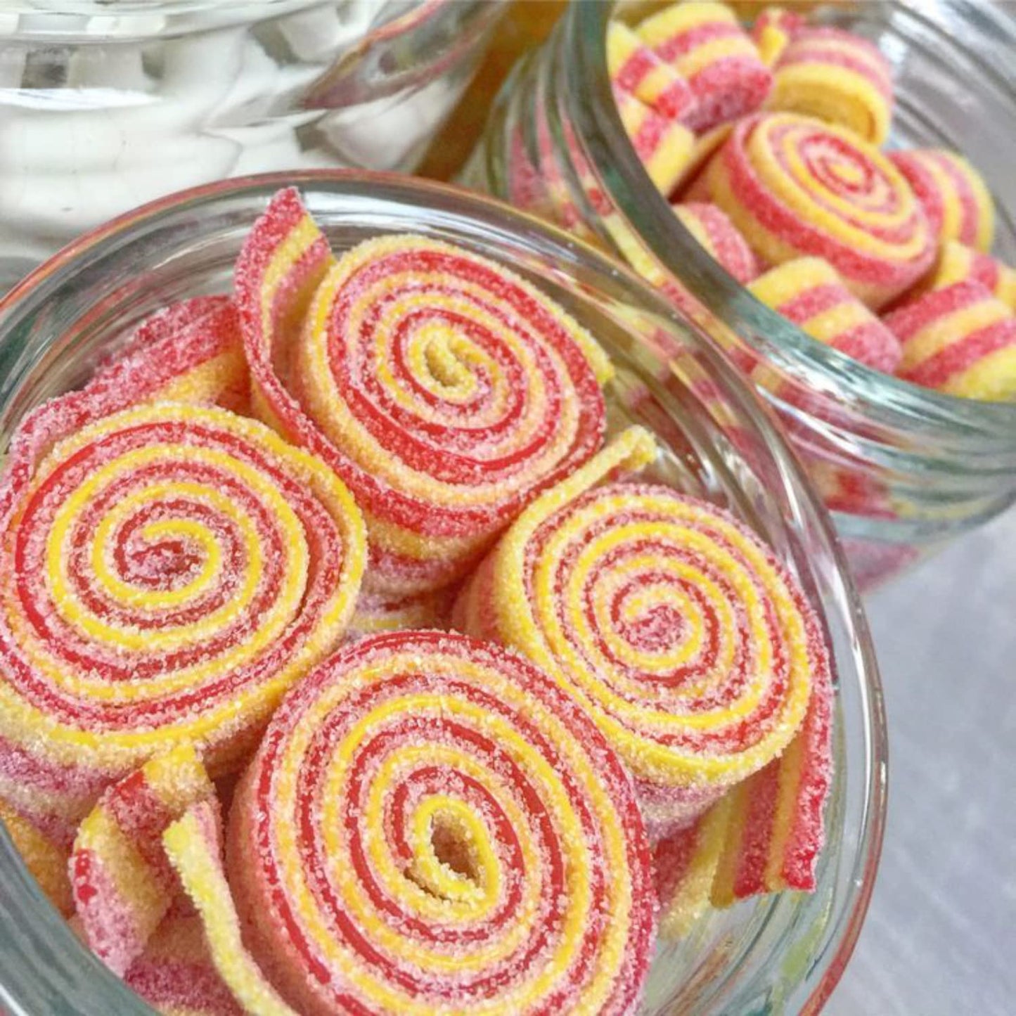 Sour Power Strawberry Banana Sour Belts, 1Lb