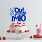 Blue Glitter Out Single Digits I'M 10 Cake Topper, Double Digits 10, For Boys Girls 10Th Birthday Decorations, Happy 10Th Bithda