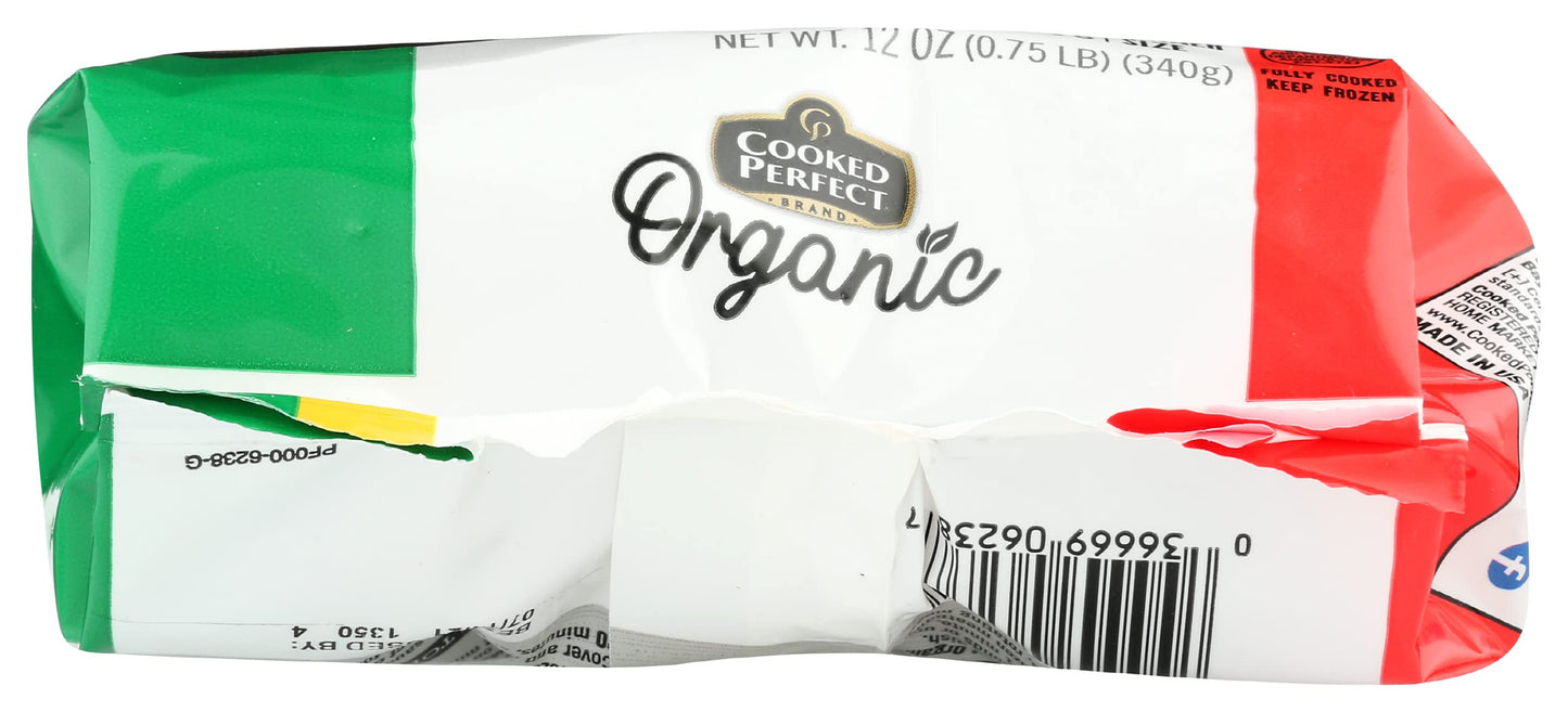 Cooked Perfect Organic Italian Beef Meatballs, 12 Oz
