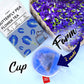 Tztzbom Butterfly Pea Tea - 20 Pyramid Tea Bags - Premium Dried Butterfly Pea Flower For Food, Iced Tea, Cooler, Cocktails, Mock