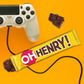 4 Full Sized OH Henry! chocolatey Candy Bars 232g (Imported From Canada)