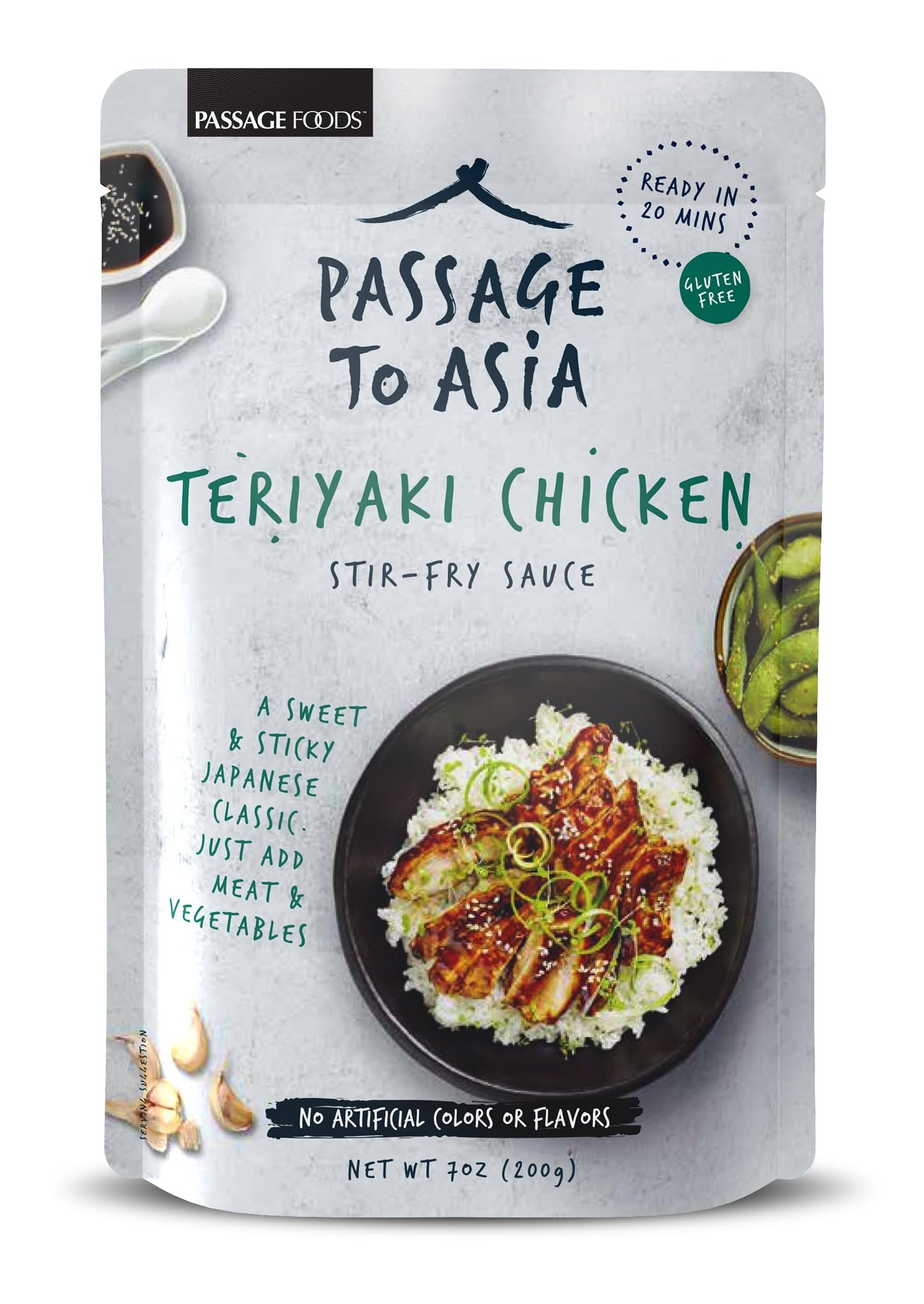 Passage to Asia Stir Fry Sauce - Japanese Teriyaki Sauce - Authentic Restaurant Quality - Prepared Meals Under 20 Minutes - Glut