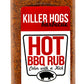 Killer Hogs Hot Bbq Rub | Championship Grill Seasoning For Beef, Steak, Burgers, Pork, And Chicken | 19.8 Ounces