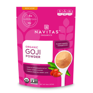 Navitas Organics Raw Goji Powder, 8 Ounce, 25 Servings