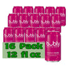Bubly Raspberry Flavored Sparkling Water 12 fl oz Aluminum Can 16 Pack
