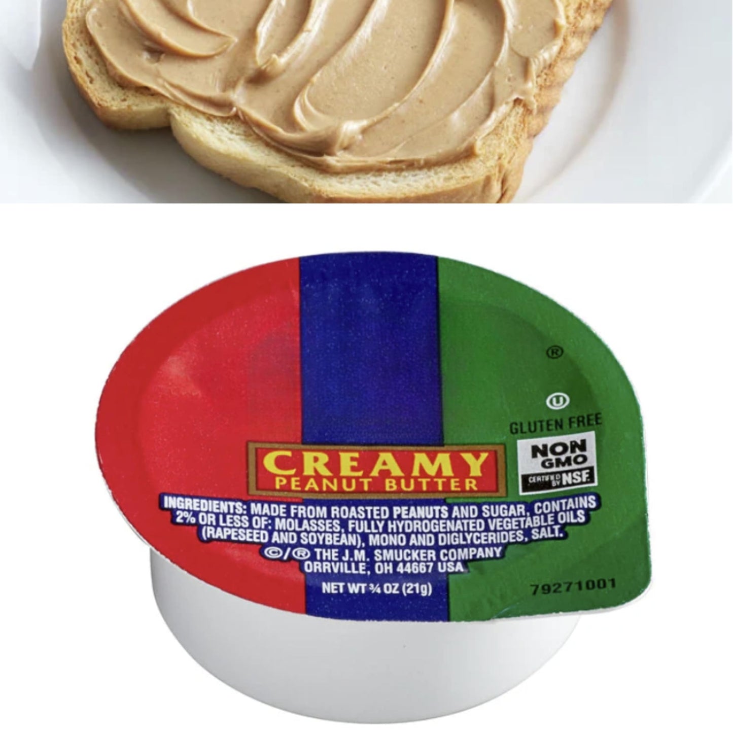 Creamy Peanut Butter Snacks: 20 Count of Convenient 3/4 oz Portions for On-the-Go Deliciousness - Perfect for School, Work, or A