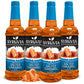 Syruvia 4 Pack Sugar-Free Salted Caramel Coffee Syrup - 25.4 fl oz - Syrup for Coffee, Lattes, Shakes, Smoothies, Desserts - 100