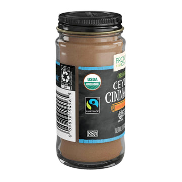 Frontier Natural Products Cinnamon, Og, Grnd Ceyln, Ft, 1.76-Ounce